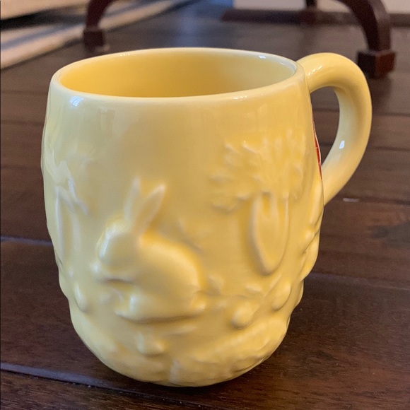 Bordallo Pinheiro Yellow Ceramic Bunny Mug Made in Portugal 🇵🇹 - Picture 1 of 5